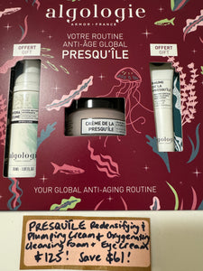 Presqu’ile Special - Redensifying cream, Oxygenating Cleansing Foam and Eye and Lip Contour Balm. Save $61!