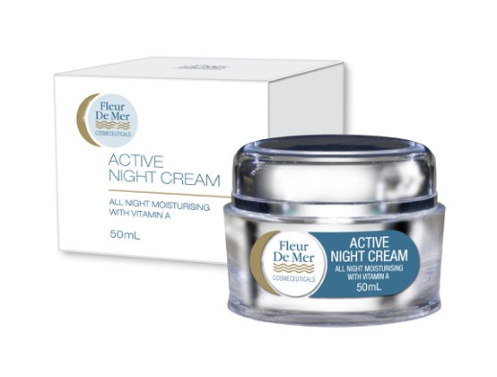ACTIVE NIGHT CREAM All night skin repair with Vitamin A