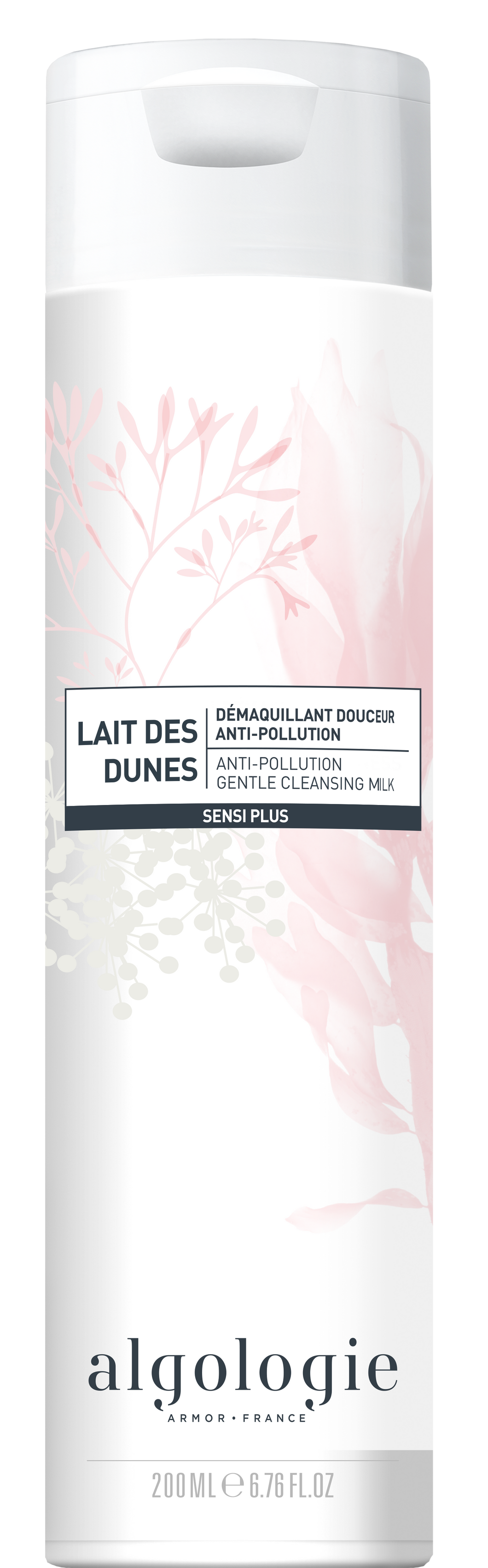 ANTI-POLLUTION RANGE - DES DUNES - Sensitive Skin Range - SENSI PLUS ANTI-POLLUTION GENTLE CLEANSING MILK (Lait Des Dunes)