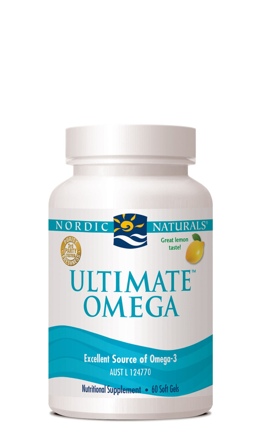 Ultimate Omega soft-gels - Nordic Naturals - 180 soft gel caps